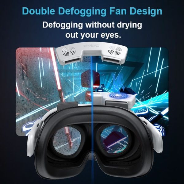 Meta Quest 3 STARTRC GAMES VR Air Circulation Quick Removal Breathable Replacement Mask (With Fan) - Image 2