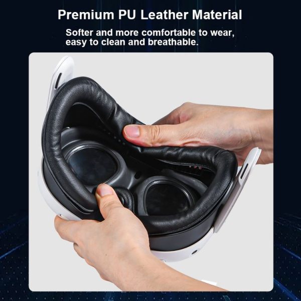 Meta Quest 3 STARTRC GAMES VR Air Circulation Quick Removal Breathable Replacement Mask (With Fan) - Image 5
