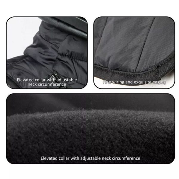 Winter Motorcycle Windproof Neck Gaiter Ski Neck Chest Protector Collar, Size: M - Image 8