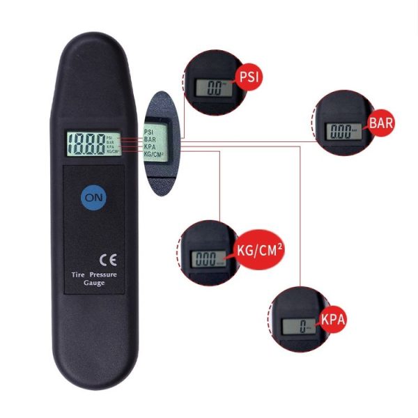 High-Precision Digital Display Car Tire Pressure Gauge (VT800) - Image 6