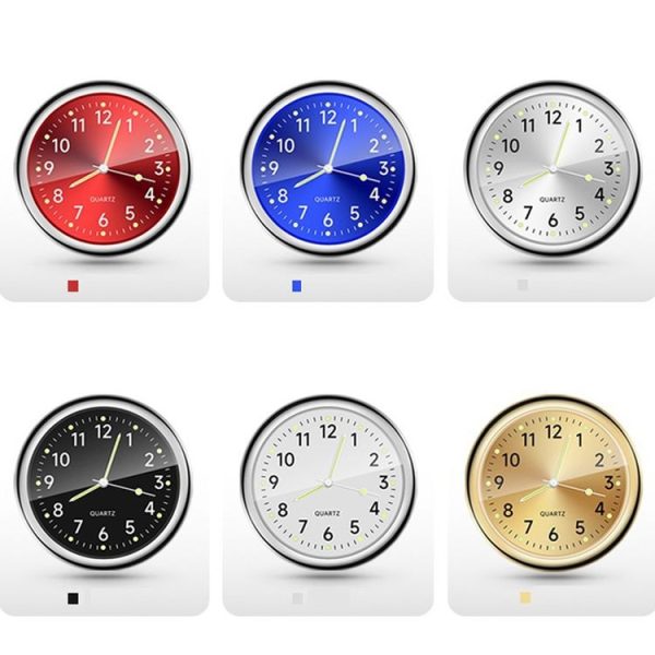 Car Digital Electronic Quartz Luminous Clock, Color: Ruby Red - Image 2