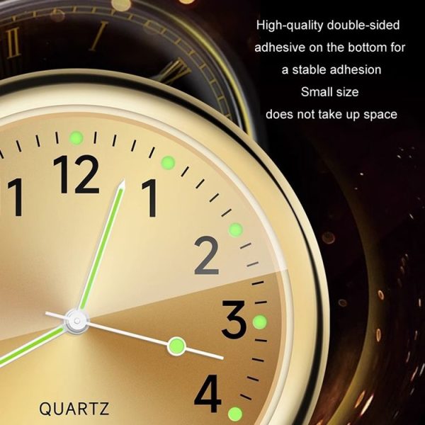 Car Digital Electronic Quartz Luminous Clock, Color: Ruby Red - Image 3