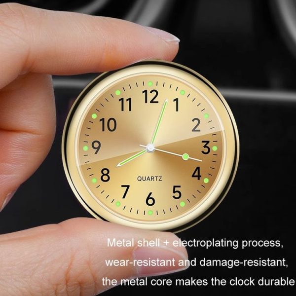 Car Digital Electronic Quartz Luminous Clock, Color: Ruby Red - Image 5