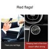 Car Digital Electronic Quartz Luminous Clock, Color: Ruby Red - Image 8
