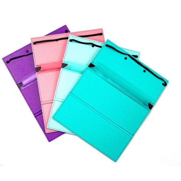 Letter Size Nurse Clip Board Triple Folding Pocket Size Nursing Clipboard (Black) - Image 4