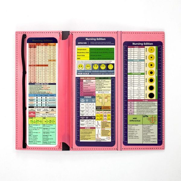 Letter Size Nurse Clip Board Triple Folding Pocket Size Nursing Clipboard (Black) - Image 5