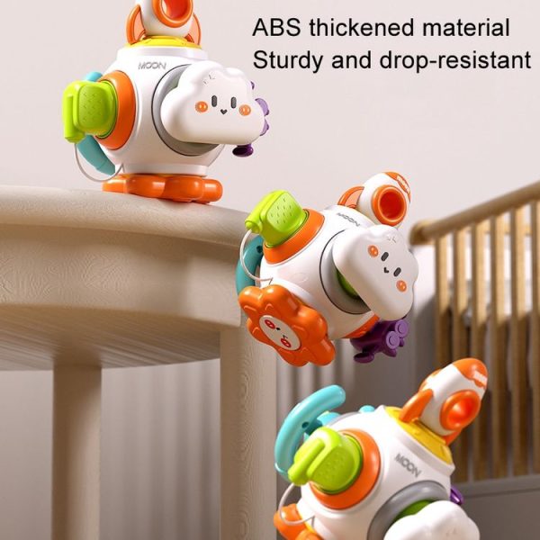 Baby Hand Grip Ball Early Learning Busy Ball Puzzle Sensory Spinning Toys, Style: Rocket - Image 5