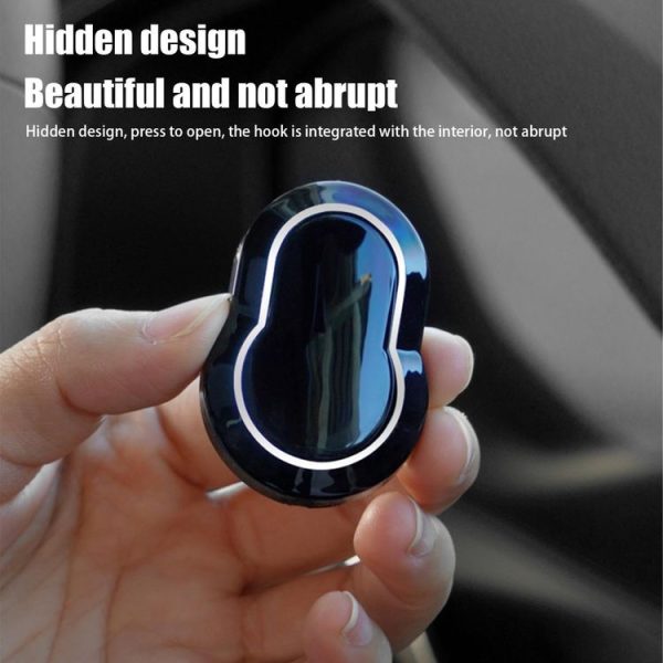 Multifunctional Car Seat Back Sundries Hook, Color: Electroplated Black - Image 3