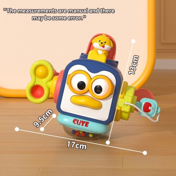 Infant Busy Ball Baby Hand Grip Ball Puzzle Sensory Hexahedron Toys (Penguin) - Image 11