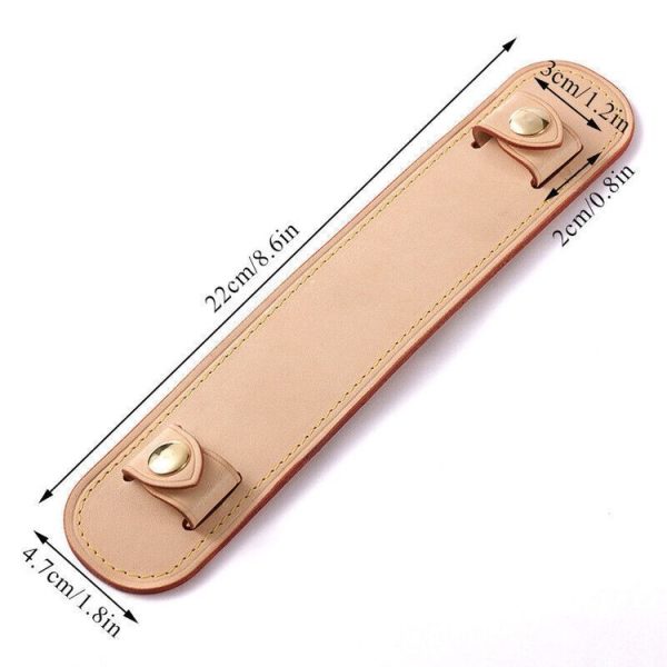 Simple Detachable Bag Anti Strangulation Leather Handle Accessory (Red) - Image 3