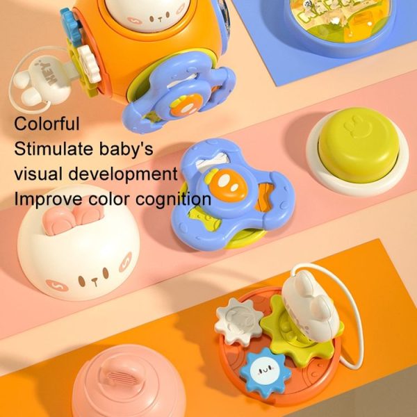 Infant Puzzle Busy Hand Grasping Ball Baby Grasping Sensory Training Early Learning Toys (Rabbit) - Image 11