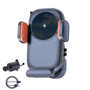 Car Wireless Charging Outlet Navigation Mobile Phone Holder (Single Hook Type)