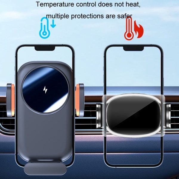 Car Wireless Charging Outlet Navigation Mobile Phone Holder (Single Hook Type) - Image 5