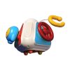 Baby Busy Box Hand Grabbing Ball Puzzle Cubic Space Spinning Fun Children Early Learning Toys, Style: Basic 4 Sides