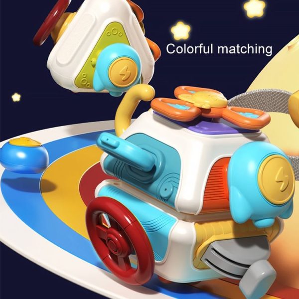 Baby Busy Box Hand Grabbing Ball Puzzle Cubic Space Spinning Fun Children Early Learning Toys, Style: Basic 4 Sides - Image 5