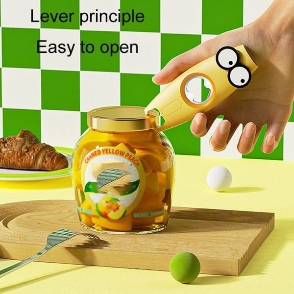 5 In 1 Bottle Opener Household Multifunctional Cartoon Cap Screwer Can Opener Beer Lid Lifter (Green) - Image 5