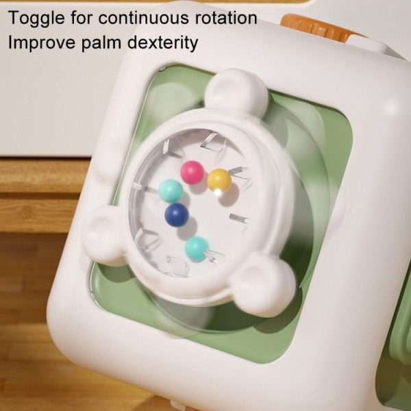 Early Learning Rubik's Cube Busy Ball Baby Puzzle Training Hexahedron Busy Box Toys (Purple) - Image 9