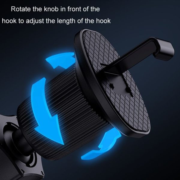 Car Wireless Magnetic Atmosphere Light Mobile Phone Holder (W17) - Image 9
