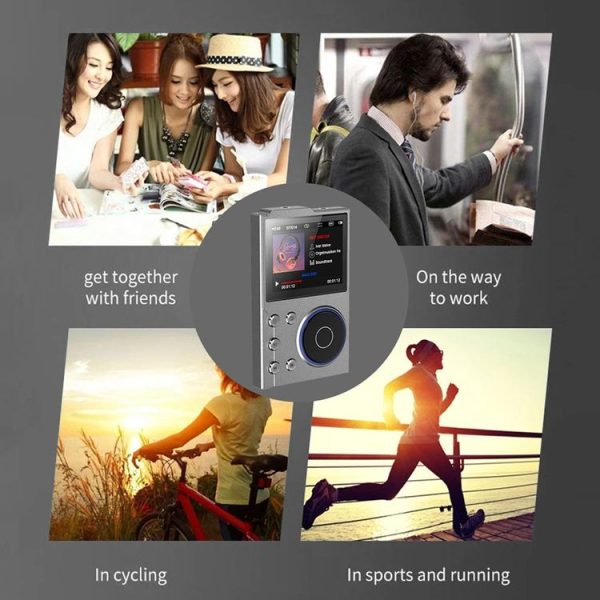 2.4 inch HIFI Bluetooth Music Player DSD256 Mastering Sound Quality Walkman, Memory: 16GB (Gray) - Image 14