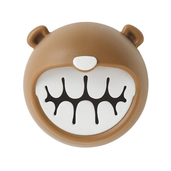 Bear Towel Holder Bathroom Towel Hooks Kitchen Rag Stopper Washcloth Dishcloth Storage (Coffee)