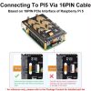 Waveshare For Raspberry Pi 5 PCIe To 2-Ch M.2 Adapter Type B NVMe Protocol (27710) - Image 4