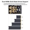 Waveshare For Raspberry Pi 5 PCIe To 2-Ch M.2 Adapter Type B NVMe Protocol (27710) - Image 5
