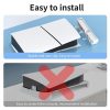 PS5 Slim STARTRC GAMES Base Horizontal Placement Bracket Game Console Horizontal Fixed Cooling Base (White Upgraded Digital / Disc Universal) - Image 5