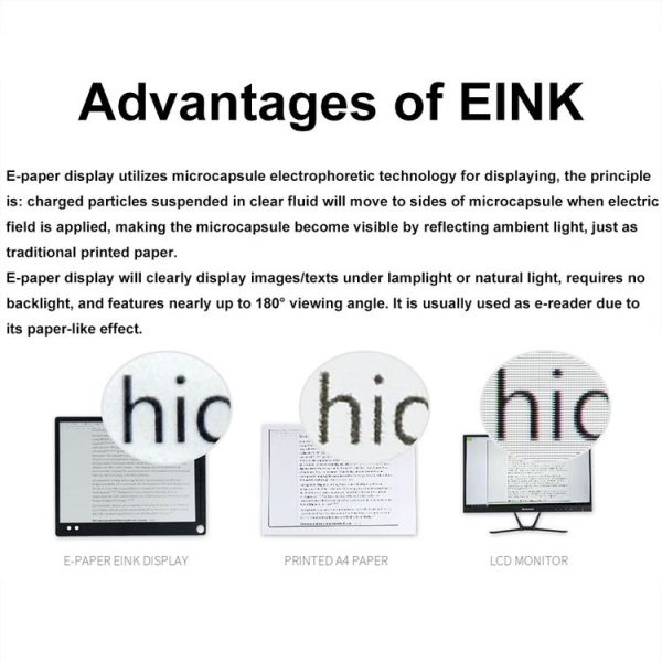 Waveshare 13.3inch 960x680 Pixels SPI Communication E-Ink Display, Spec: Nude Screen Version - Image 8