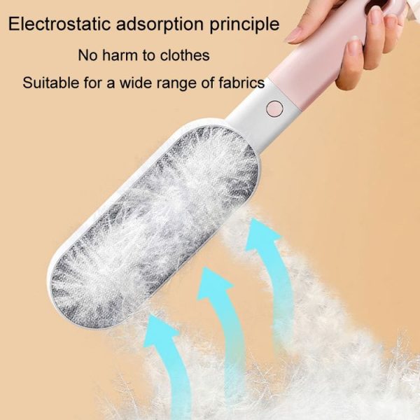 4 In 1 Static Hair Remover Brush Multi-functional Lint Clothes Hairball Remover Clean Pet Hair Tool (Blue) - Image 7