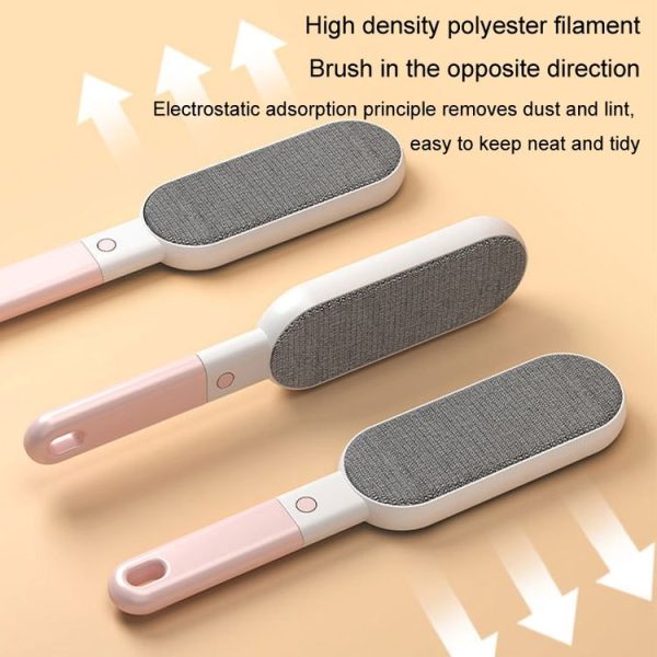 4 In 1 Static Hair Remover Brush Multi-functional Lint Clothes Hairball Remover Clean Pet Hair Tool (Blue) - Image 8