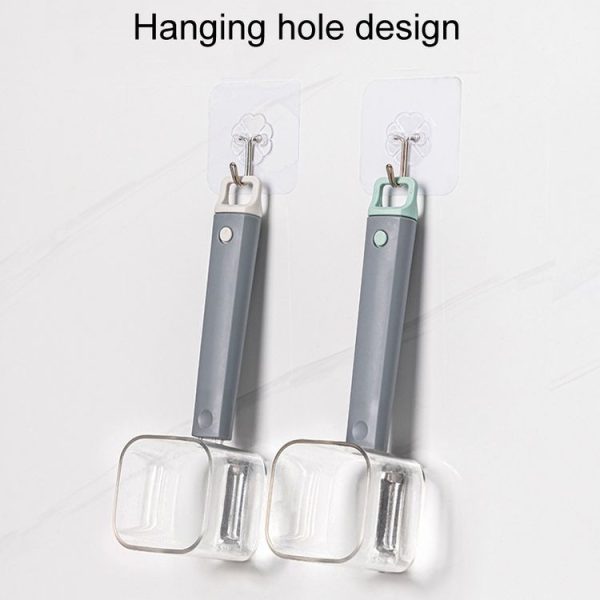 Kitchen Stainless Steel Long Handle Single Heads Vegetable And Fruit Peeler (Gray) - Image 5
