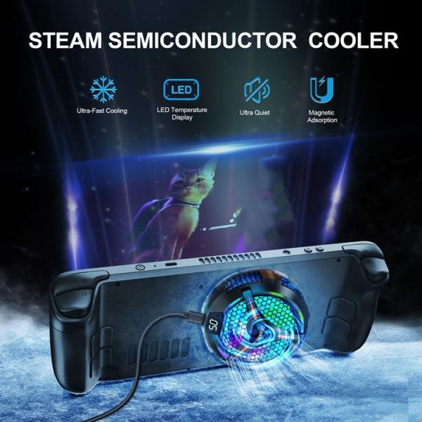 Steam Deck / Steam Deck OLED DEVASO Game Console Digital Display Metal Semiconductor Heat Sink - Image 3