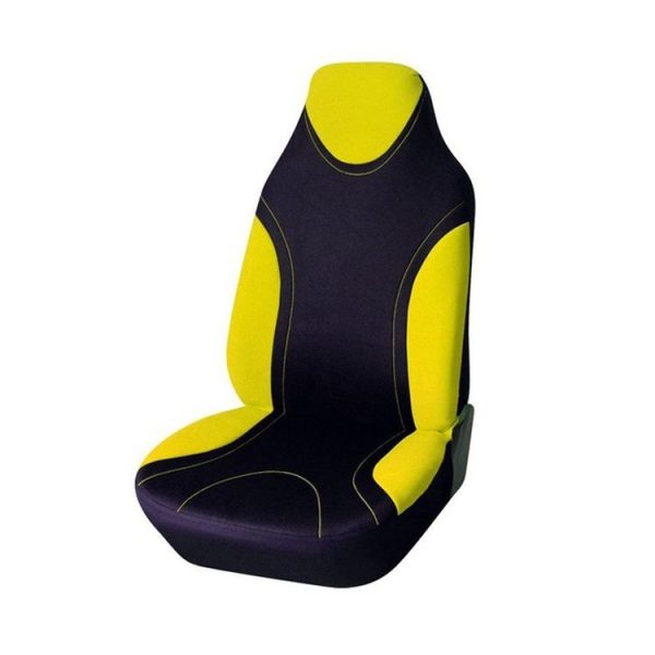 Car All Seasons Universal All-Inclusive One-Piece Seat Cover, Size: Single Seat (Yellow)