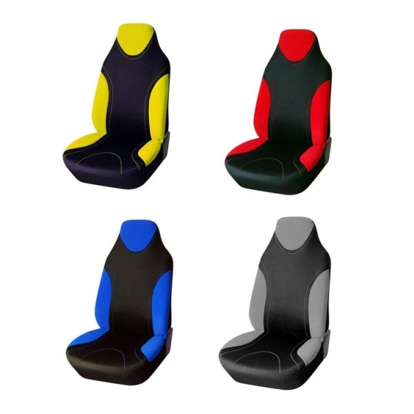 Car All Seasons Universal All-Inclusive One-Piece Seat Cover, Size: Single Seat (Yellow) - Image 2