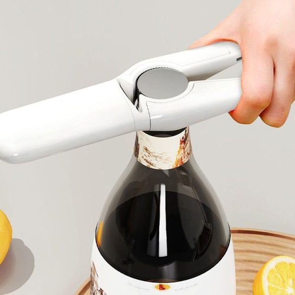 Kitchen Household Stainless Steel Multifunctional Peeler Bottle Opener 2 In 1 (White) - Image 7