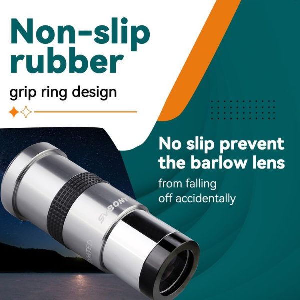 SVBONY SV137 1.25 inch 3X Magnifier Non-M42 Screw Version Without T-Port - Image 4