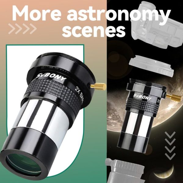 SVBONY SV137 1.25 inch 2X Magnifier M42 Screw Version With T-Port - Image 6