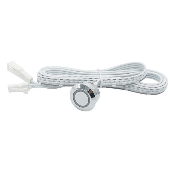 Closet And Cabinet Dimmable Tactile Split Control Sensor Switch Controller (Silver)