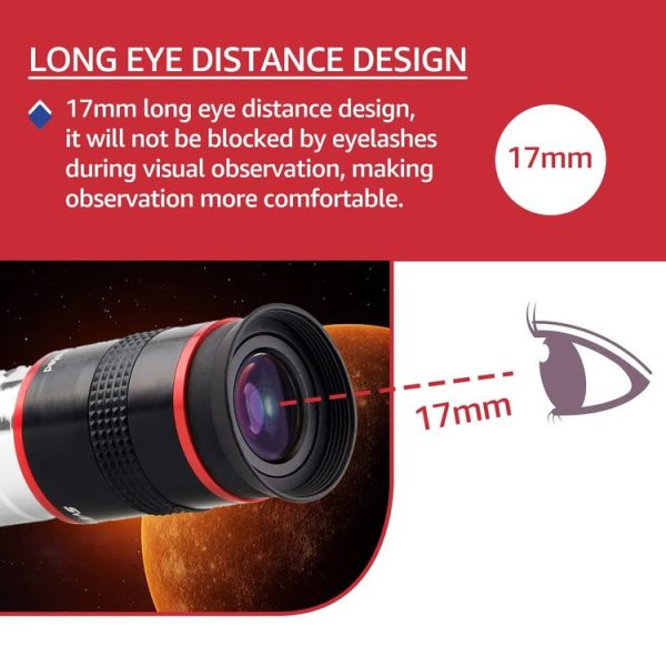 SVBONY F9152A 1.25 inch Ultra Wide Angle 68 Degree 6mm Astronomical Telescope Eyepiece - Image 6