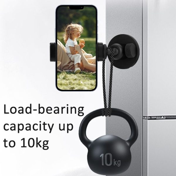 Magnetic Aluminum Alloy Ball Head Mount for Sports Cameras and Mobile Phones - Image 5