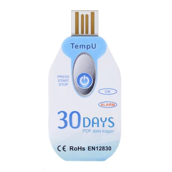 TempU Disposable Temperature Recorder For Cold Chain Transport Vehicles (30 Days)
