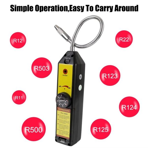 Car Halogen Air Conditioning Refrigerant Leak Detector, Model: WJL-6000 - Image 5