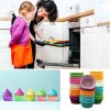 100pcs / Box Baking Utensils Cake Paper Cups Muffins Paper Cupcake Wrappers Oil-proof Chocolate Cake Tray (Coffee) - Image 6