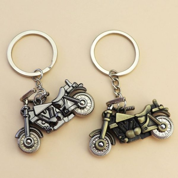 Simulation Cool Motorcycle Keychain Metal Decoration Pendant, Style: X-348 - Image 4