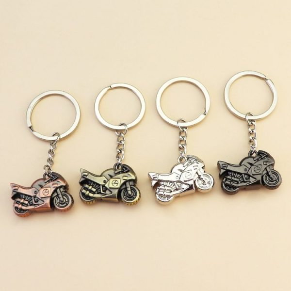 Simulation Cool Motorcycle Keychain Metal Decoration Pendant, Style: X-348 - Image 5