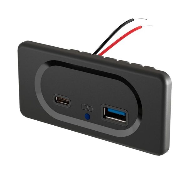 QC3.0 +PD3.0 Motorcycle Car Modified TYPE-C Charger (UCC-312)