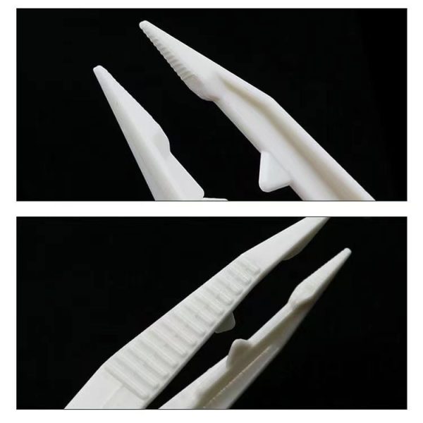 20pcs Plastic Tweezers Children DIY Accessories Tools (Random Color Delivery) - Image 5