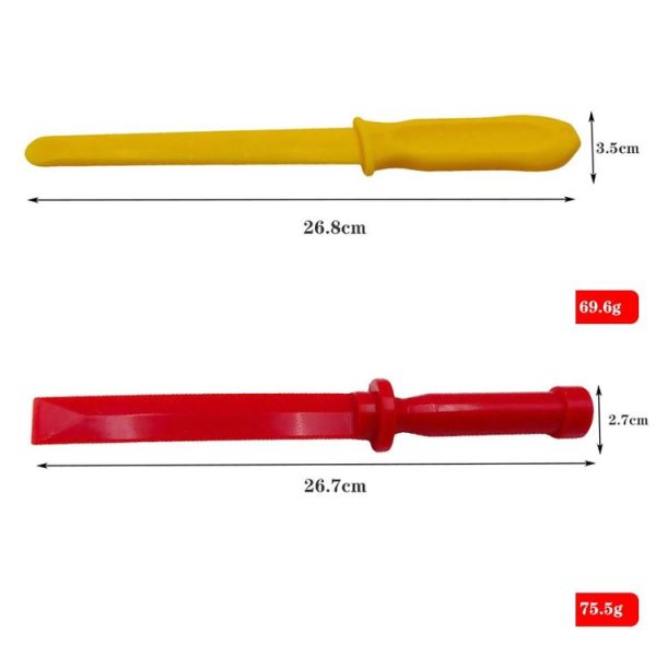 Car Tire Lever Plastic Scraper Repair Tool, Color: Red - Image 2