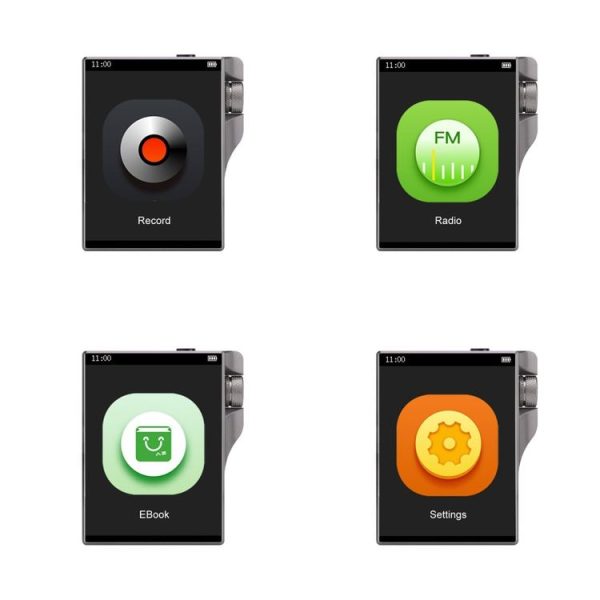 HiFi Lossless Music Player Mastering DSD256 Hard Decoding MP3, Memory: 32GB (Gray) - Image 2