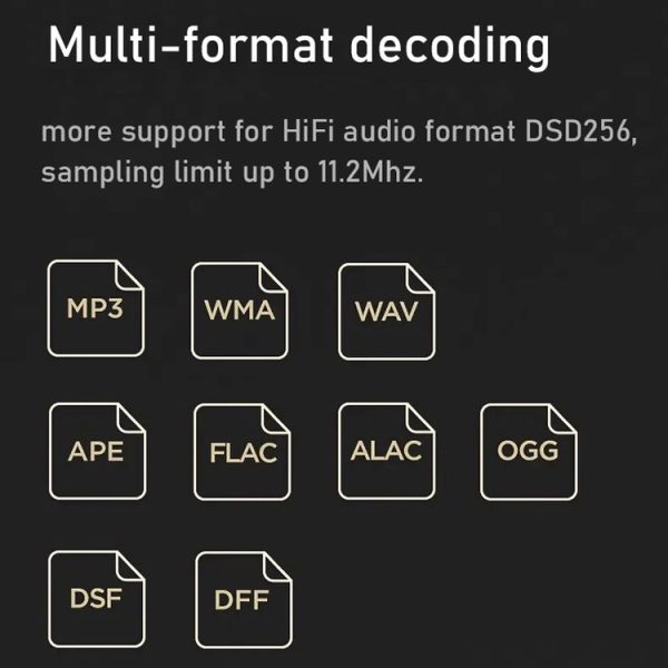 HiFi Lossless Music Player Mastering DSD256 Hard Decoding MP3, Memory: 32GB (Gray) - Image 7